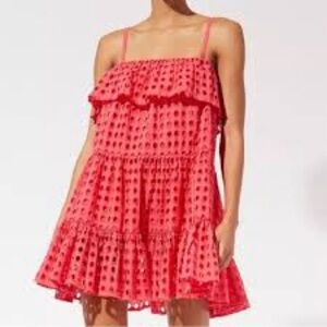 Solid & Striped Nyla Eyelet Pink Dress NWOT